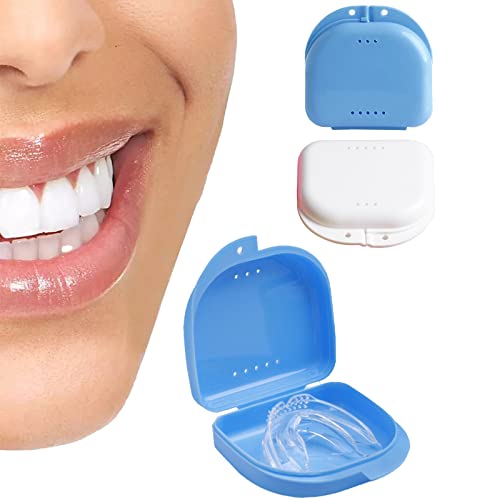 Zahnspangendose,Zahnspangenbox,Zahnspangendose Spangendose Dento,Zahnprothesenbecher Prothesendose,Prothesen Box Gebissdose,Zahnspangendose Für Lose Zahnspange Cover