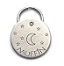Moon and Stars Dog ID Tag - Unique Custom Handmade Pet Tag