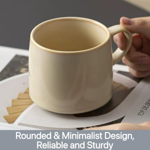 Taza de cerámica estilo japonés 12oz con asa miniatura 2