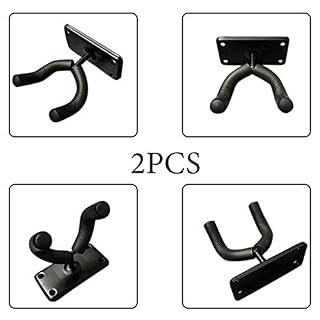 KLOP256 Lot de 2 crochets pour guitare électrique en fer antidérapant, solide et anti-rayures, ukulélé mural… - Les Beatles, Paul McCartney, John Lennon, RIngo Starr, George Harrison KLOP256 Lot de 2 crochets pour guitare électrique en fer antidérapant, solide et anti-rayures, ukulélé mural… – Image 3