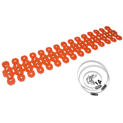 Silencieux protecteur thermique orange pour échappement de moto EXC et dirt bike