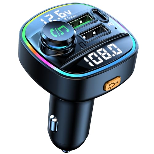 Amazon.co.jp: FMトランスミッター QC3.0急速充電 PD30W Bluetooth 5.3