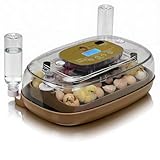 LEADZM Couveuse Oeuf Automatique 24 Oeufs avec Retournement Automatique et Ajout d'eau, Incubateur Oeuf Automatique avec...