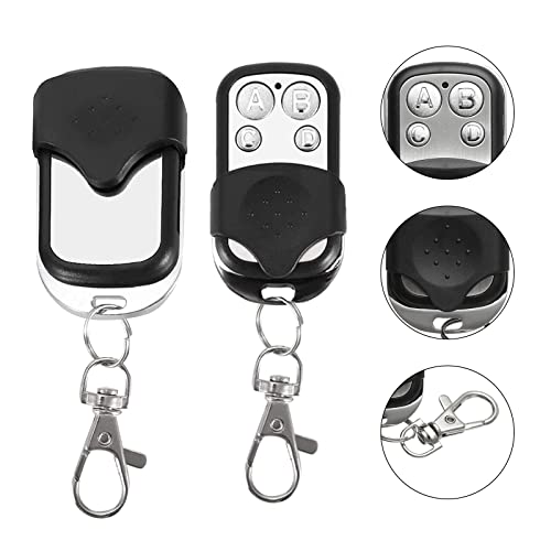 2 unidades de mando a distancia universal para puertas de garaje de 433...