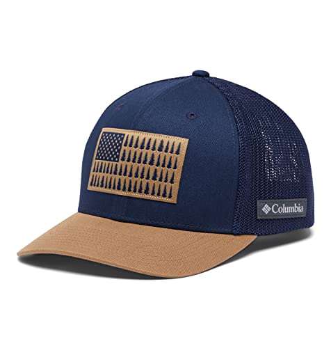 Image of Columbia Unisex PFG Fish Flag Mesh Ball Cap