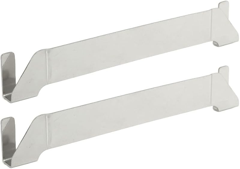 2Pcs Stainless Steel Magnetic Griddle Spatula Holder, Silver Grill Tool Rack for Camp Chef, for Royal Gourmet Flat Top Griddle 5.91 x 0.98 x 0.39 in