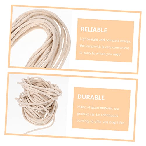 LIFKOME 2 rollos de mechas de algodón para velas templadas miniatura 2