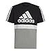 adidas Essentials Colorblock Tee - Mens Casual M Black-White