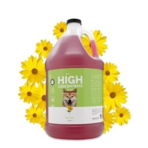 Bark2Basics High Concentrate Dog Shampoo, 1 Gallon – All Natural Ingredients, Deep Cleaning, 32:1 Concentration, Fresh Scent, Moisturizing, Super Concentrated
