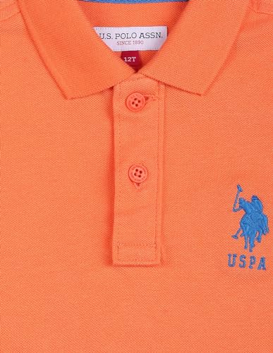 Image of U.S. Polo ASSN. Kids Polo T Shirt for Boys - 100% Cotton, Embroidered Logo, Kids Polo T Shirt for Boys