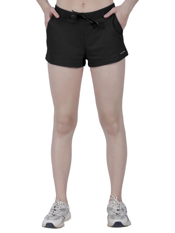 Women Relax Fit Lounge Shorts PC Looper Fabric-image-9