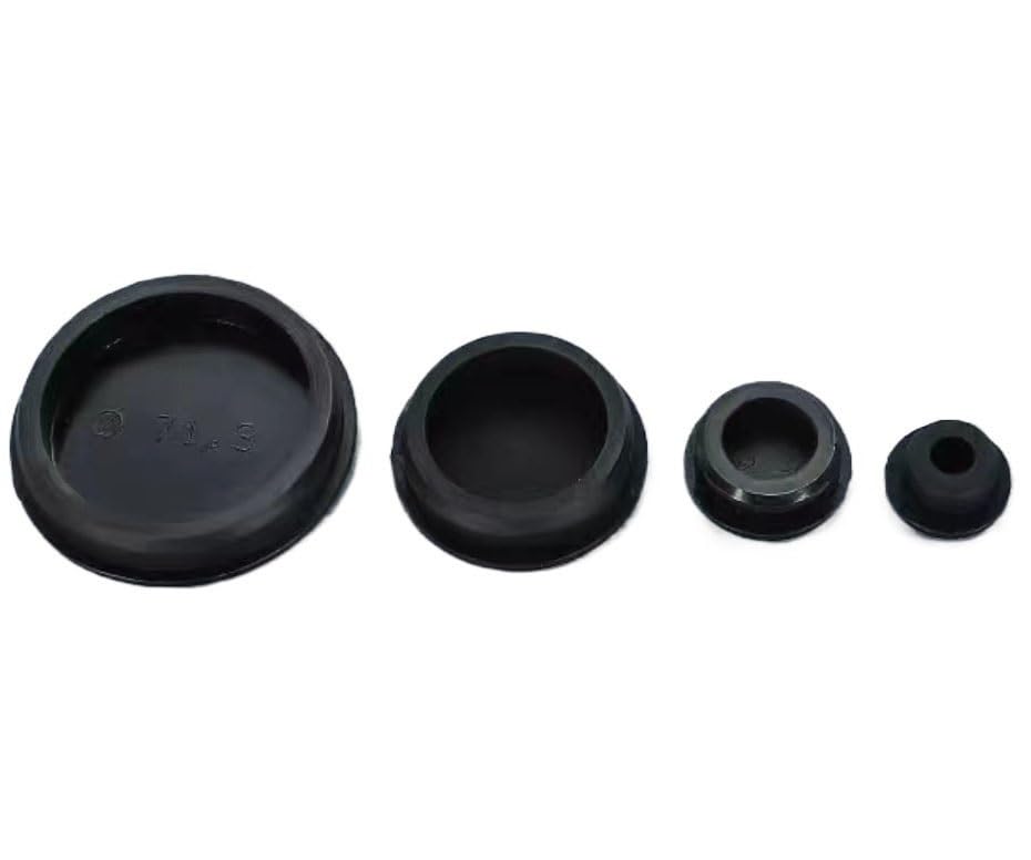 Joint clipser d'extrémité obturation bouchon silicone noir 32mm couvercle type T tuyau