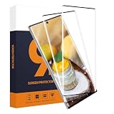Carantee 2 Pièces Verre Trempé pour Samsung Galaxy Note 10, Tactile sensible Protection Écran, Dureté 9H, Anti Taches, Bords noirs incurvés 3D, 0.33mm Grande clarté Samsung Note 10 Vitre Protection
