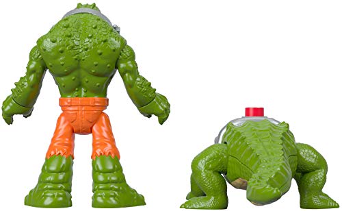 Fisher-Price Imaginext DC Super Friends - K. Croc and Crocodile, Multicolor, 6 inches - Image 4