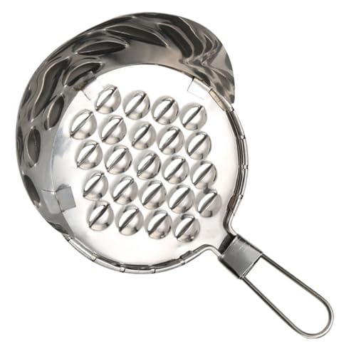 Happyyami Raspador de Alimentos de Acero Inoxidable Plateado, Herramienta Práctica para Cortar Liangpi y Gelatina, Tamaño Compacto para Cocina Doméstica, Utensilio Resistente y Fácil