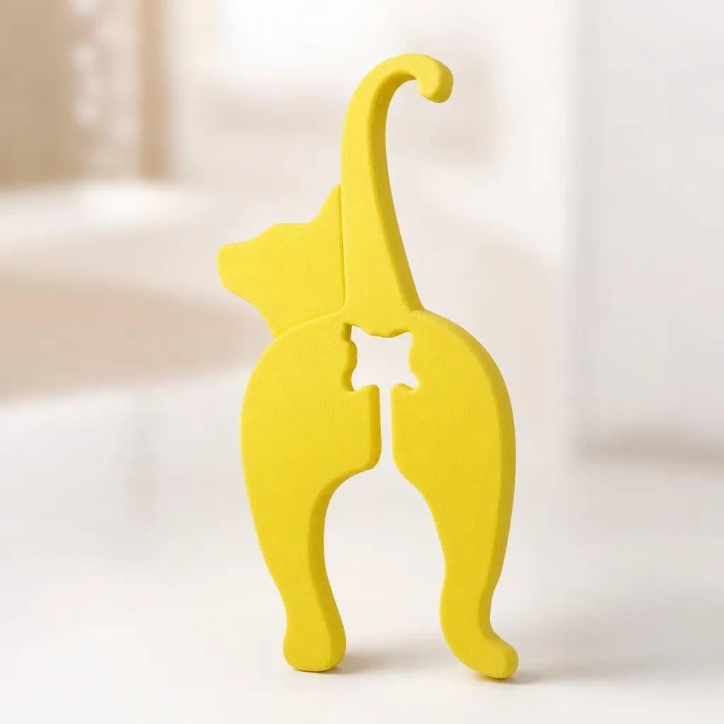 Butt-Shaped Bread Clip 3D Printed Reusable Cat Design Bag Clip (Cat)