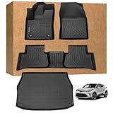 Floor Mats for Toyota CHR C-HR 2018-2024, Heavy Duty TPE Waterproof Non-Slip All Weather Protection Custom, Floor Mats & Cargo Liner