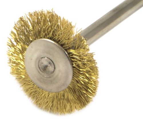 Image of Forney 60231 Brass Brush with 3 /32-Inch Shaft, 3 /4-Inch, 2-Piece