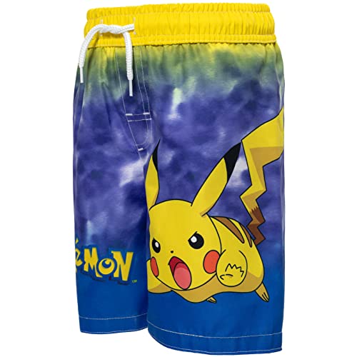 Pokemon Little Boys Swim Trunks Bathing Suit Pikachu 4 #TOP2
