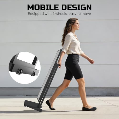 SIOXCFZ 43-inch Mobile Digital Signage Display, Android 11 Indoor Anti-Glare LCD Advertising Kiosk, Aluminum Foldable Digital Display Poster with Free CMS, 2.4G/5G WiFi, Bluetooth 5.3(Black) - Image 7
