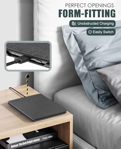 MoKo Case for 7" Kindle Paperwhite (12th Generation-2024) and Colorsoft Signature Edition, Lightweight Shell Cover With Auto Wake/Sleep, Denim Black