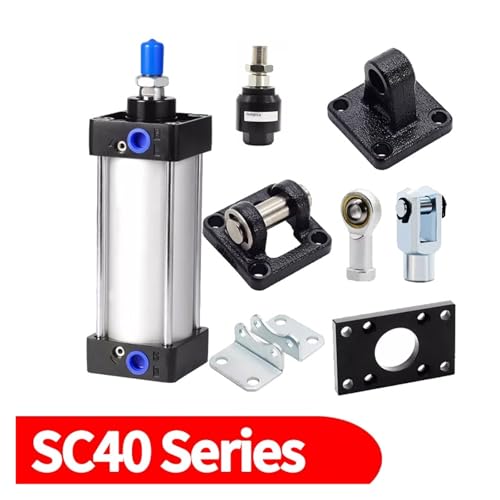 Cylindre pneumatique SC40 vérin double effet aluminium à piston magnétique
