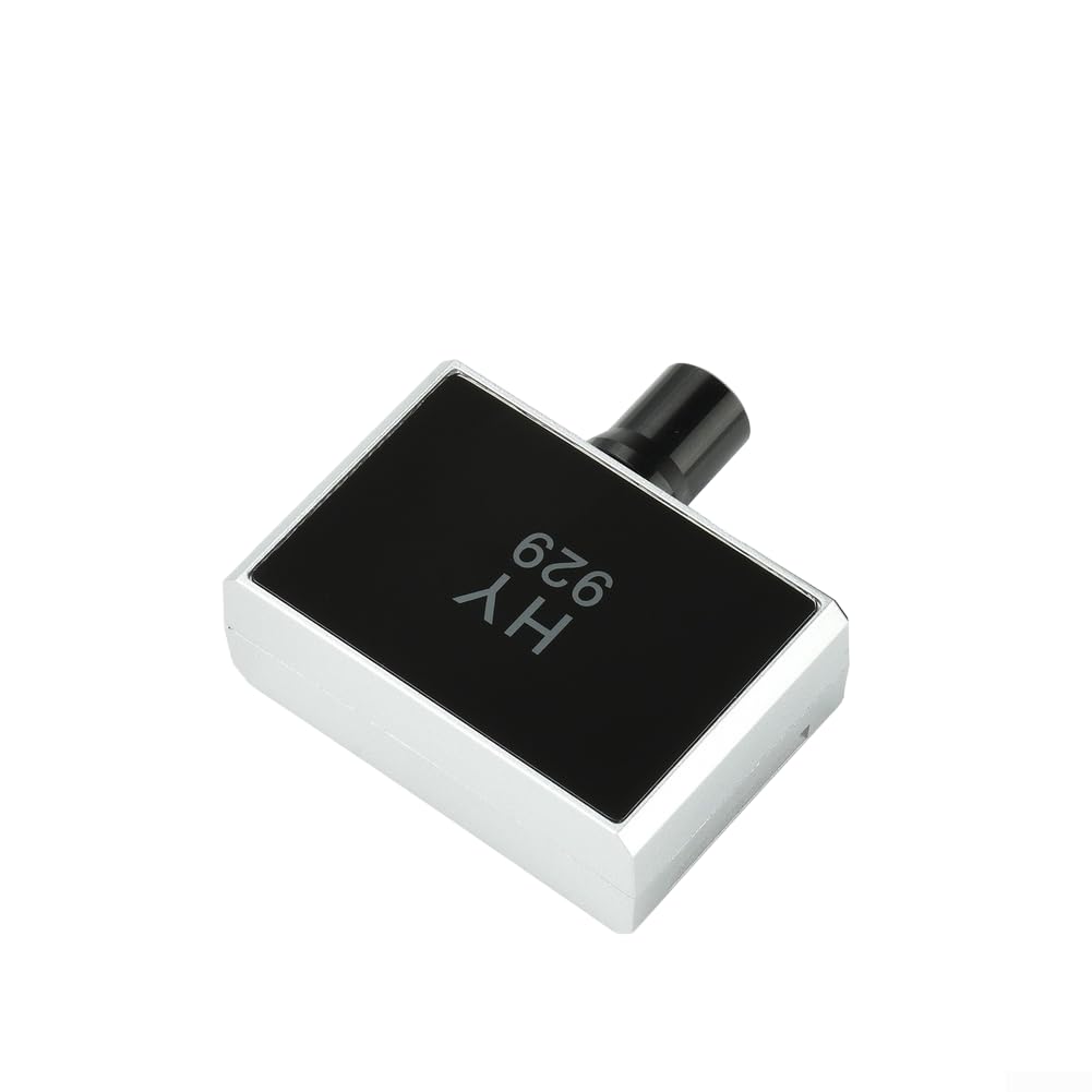 Rohrleckdetektor HY929 Akustischer Wasserlecksucher mit Kopfhörern, starkes Eindringen Audiogerät für Sanitär, Silber, 6 x 5,8 cm