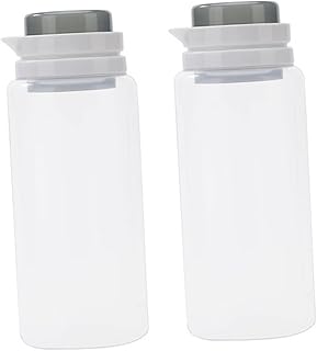 Amazon｜LALADEFIEE 2個 マルチグレイン気密ジャー 食品オーガナイザージャー クリアキッチンキャニスター 缶詰 米粒容器 密閉容器 省スペースの食品容器 米の保存容器 米入れ 米シリアル 白い Pp｜保存容器・キャニスター オンライン通販