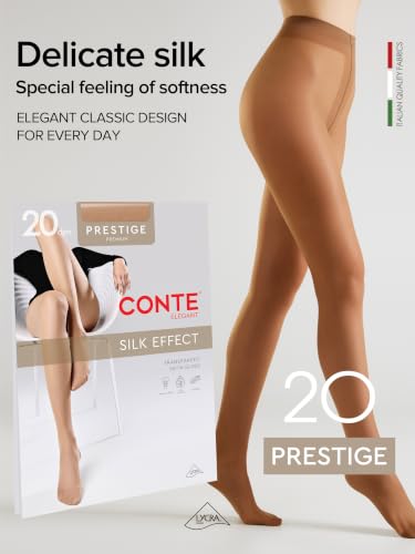 Image of Conte Classic Sheer to Waist Silky Pantyhose Prestige 20 Den