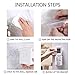 2 Pcs Wall Mount Remote Control Holder Media Player Controller Holder, Air-Conditioner Remote Tray TV Remote Organizer Caddy Box for Home Nightstand Office Desk School Supply Storage (Small,1.85inch)