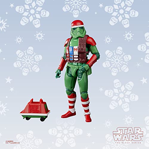 Star Wars The Black Series First Order Stormtrooper (Holiday Edition), Multicolored, 6 inch - Image 3