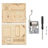 FIXOSHEE Holzspielzeug Klavier Puzzle DIY Spieluhr Modell Stabiles Lernspielzeug aus Premium Holz Kreatives Geschenk Vorstellungskraft und Geschicklichkeit