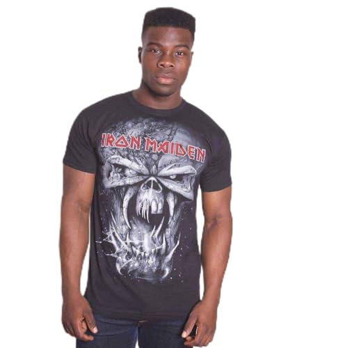 Image of Iron Maiden Final Frontier Eddie Vintage Official Tee T-Shirt Mens Unisex (X-Large) Black