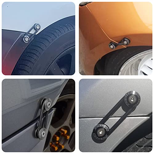 Jdmspeed Black Universal Cnc Billet Bumper Trunk Quick Release Fastener Kit #TOP6