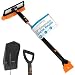 Snow Moover 39" Extendable Snow Brush with Squeegee, Ice Scraper & Emergency Snow Shovel | Foam Grip | Auto Snow Brush | Auto Ice Scraper | Car Truck SUV