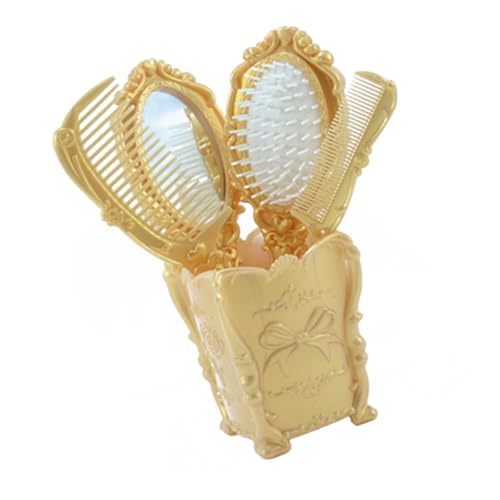 Peigne antistatique or et miroir anti-casse pour pousse