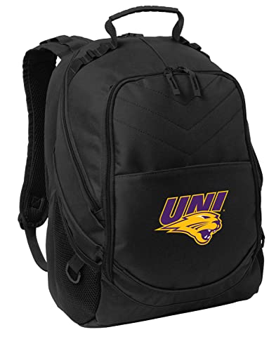 Image of Broad Bay University of Northern Iowa Backpack | Official UNI Panthers Logo, Padded Laptop Computer Section, Premium 600 Denier Nylon Fabric,