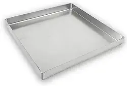 FORMA ASSADEIRA QUADRADA PARA BROWNIE 21X21X2 ALUMÍNIO