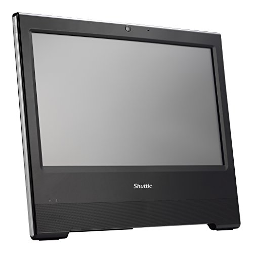 Shuttle XPC AIO X50V6 BLACK Intel Celeron 3865U Kabylake All-In-One Barebone PC, Fanless, IP54 Certified, VESA compatible