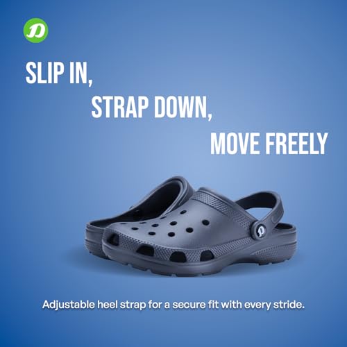 Image of DOCTOR EXTRA SOFT Men's Classic Casual Clogs /Sandals with Adjustable Back Strap for Adult | Comfortable & Light Weight | Stylish & Anti-Skid | Waterproof & Daily Mules for Gents & Boys D-501