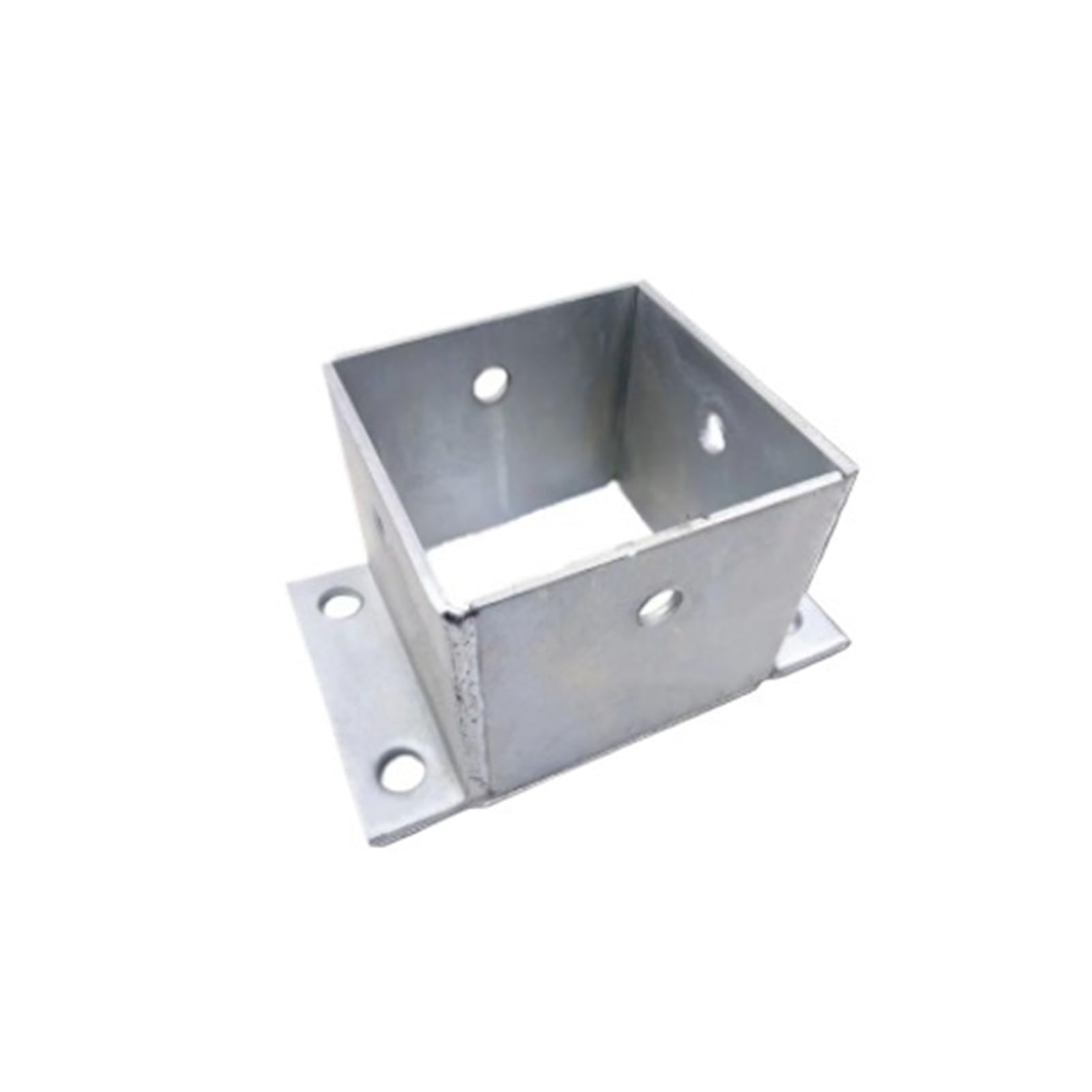Base De Poste De Acero Inoxidable De 2x2, 3x3, 4x4, 5x5, 6x6, 7x7 Y 8x8 Pulgadas, Soporte De Poste Resistente for Porche, Terraza, Barandilla, Cerca, Puerta, Barandilla, Soporte De Pérgola(120x120mm(4