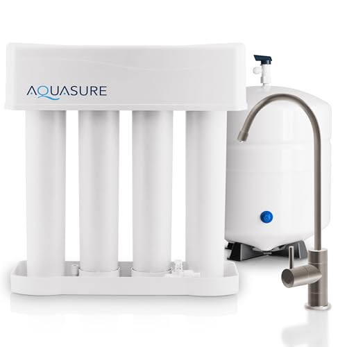Aquasure Premier 4-Stage RO Reverse Osmosis Under Sink Drinking W...