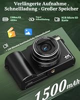 Digitalkamera 4K 64MP Kamera Fotokamera mit 3.0'' 180° Flip-Bildschirm – Ansicht 6