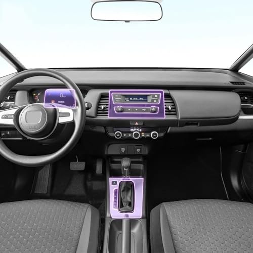 Film transparent en TPU pour Honda Fit 2021-2024 protection d'écran de navigation GPS auto