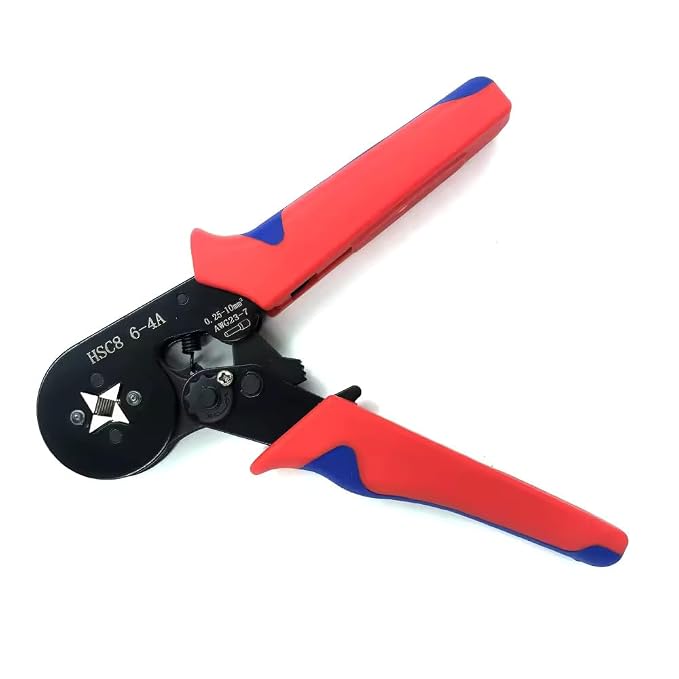 0.5-6 mm² Crimping Hand Tool Chakra (Standard Size, Multicolour)