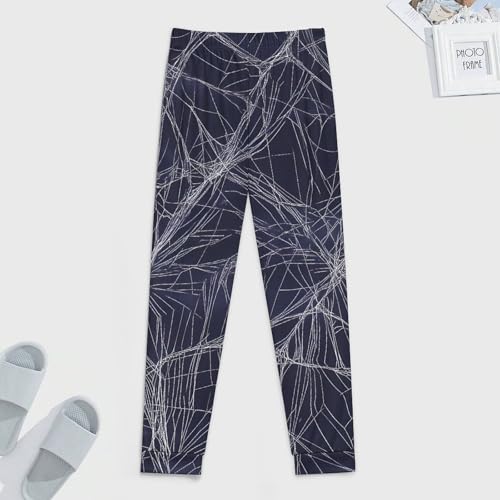 Spiders Silks Pattern Breathable Mens Pajama Pants Lounge Sleep PJ Bottoms Sleepwear Jogger3