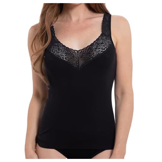 Amazon Essentials Light Support Strappy Seamless 2-Pack Bra Sport-BH, Schwarz/Weiß, L, 2er-Pack 2 Speidel Achselhemd 1199 Natalie 2er Packung schwarz 50