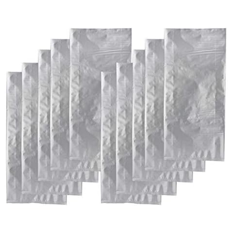 Absorbent Industries 10 Gallon Side Seal Gusset Moisture Barrier Bag Food Storage Mylar, Set of 10,Silver - ‎AI-10068-S10 Cover
