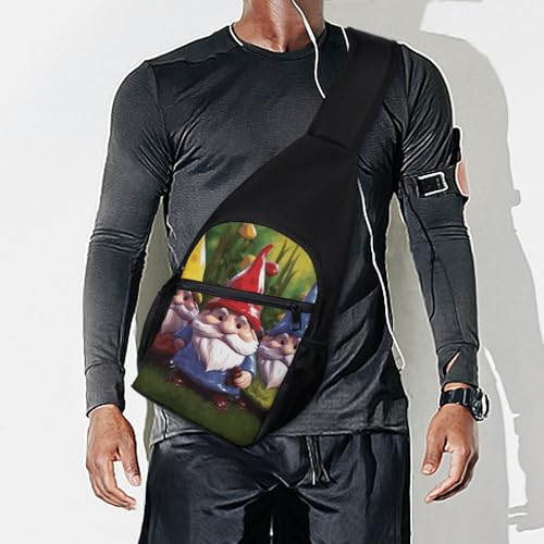 Bolso cruzado deportivo de nylon para adultos miniatura 7