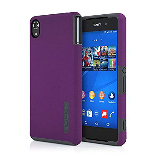 Incipio Carrying Case for Sony Xperia Z3v - Retail Packaging - Iridiscent Purple/Gray